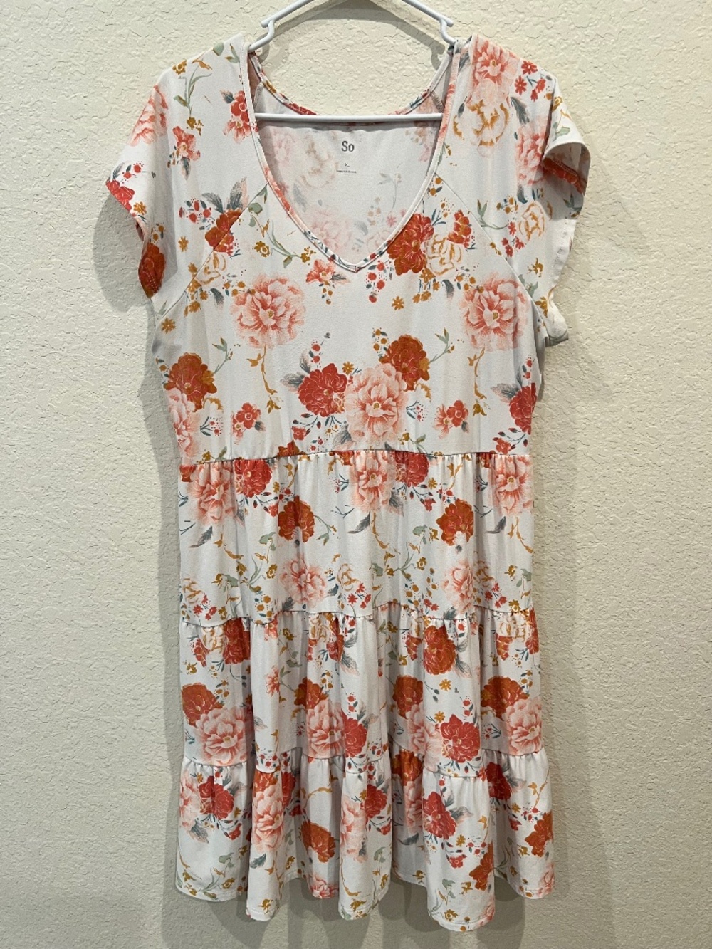 SO White Floral Dress